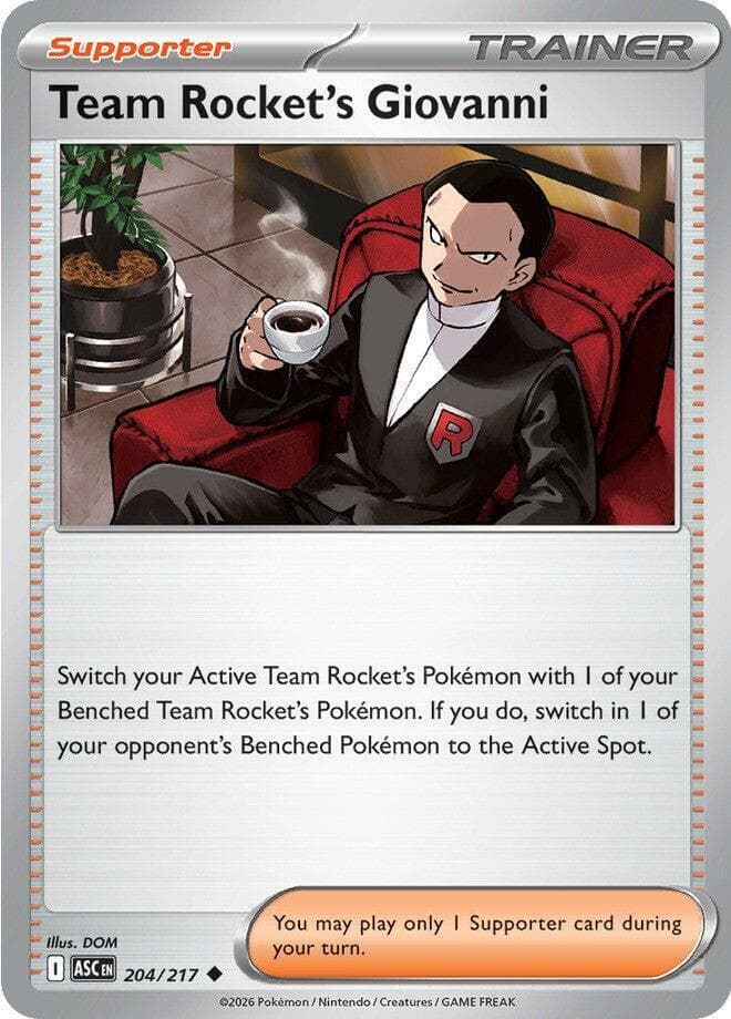 Team Rockets Giovanni Supporter