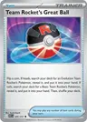 Team Rockets Great Ball