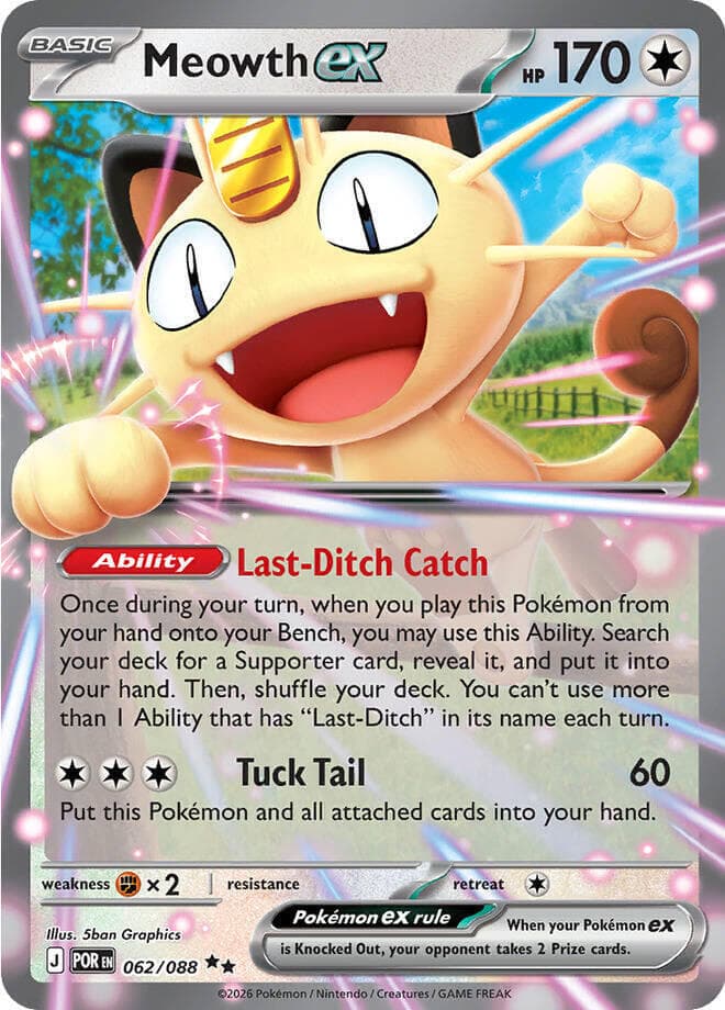 Meowth ex Basic