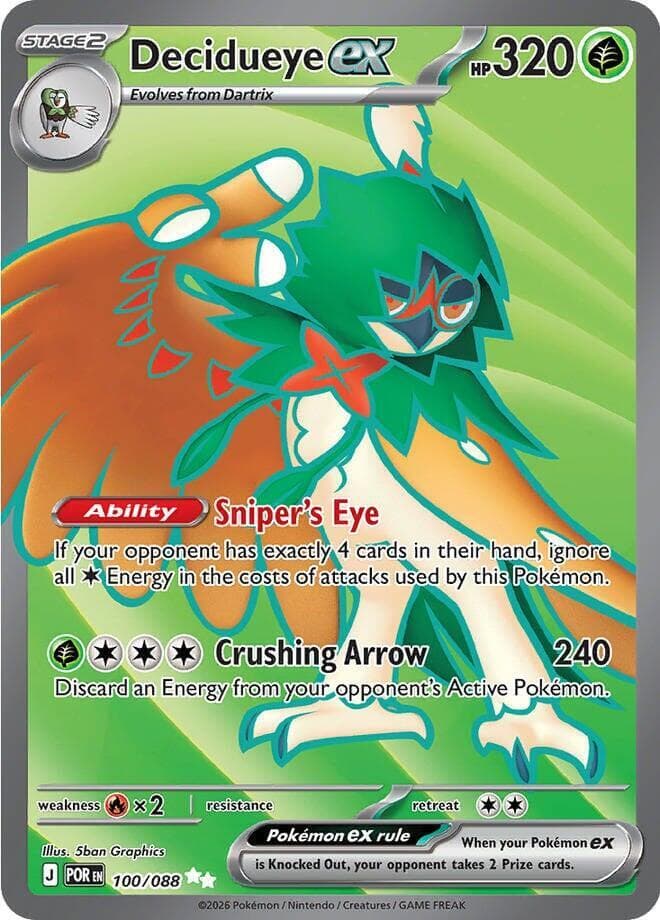 Decidueye ex Stage 2