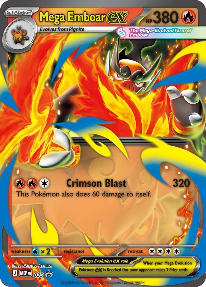 Mega Emboar ex 035 Stage 2