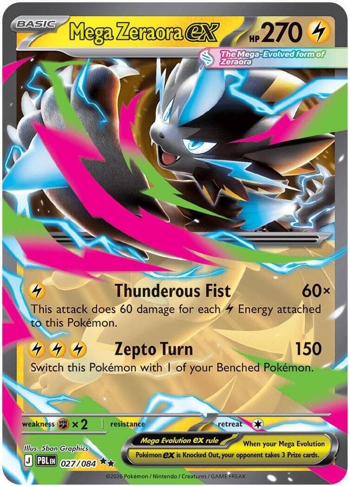 Mega Zeraora ex Basic