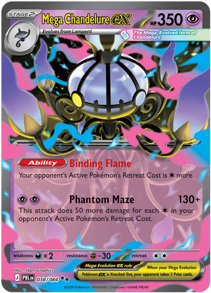 Mega Chandelure ex Stage 2