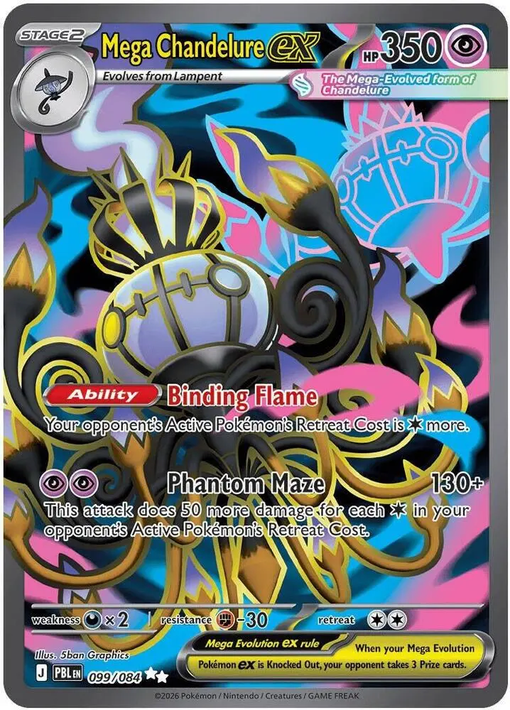 Mega Chandelure ex Stage 2