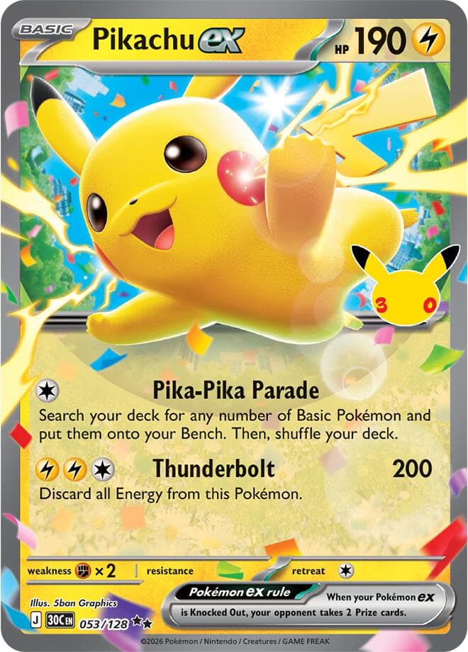Pikachu ex Basic