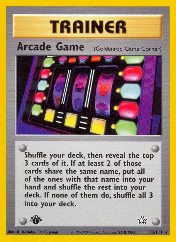 Arcade Game Goldenrod Game Corner