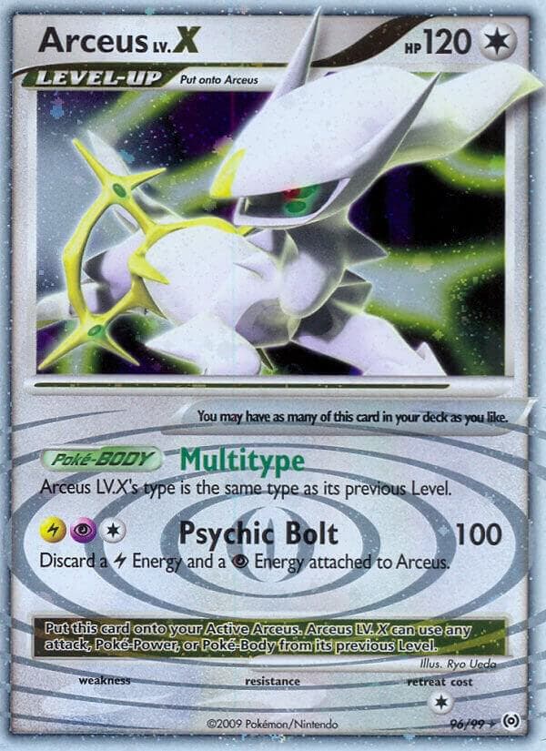 Arceus LvX 96 Level-Up