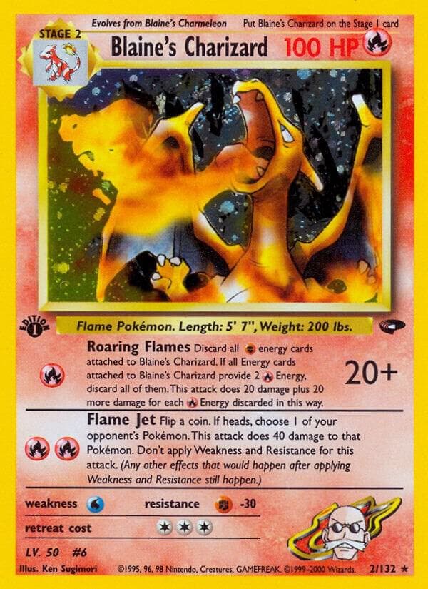 Blaine's Charizard Stage 2