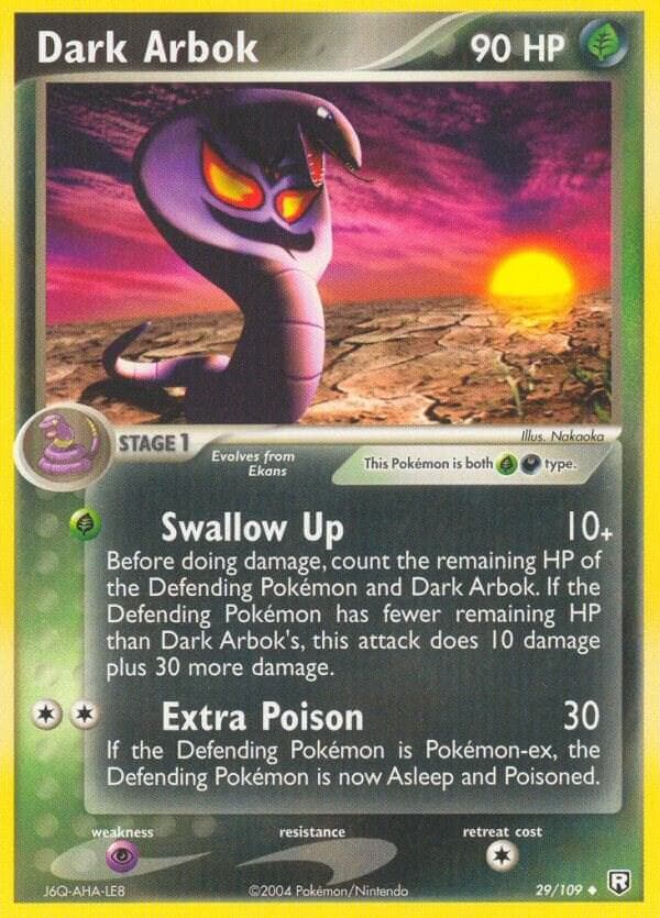 Dark Arbok Stage 1