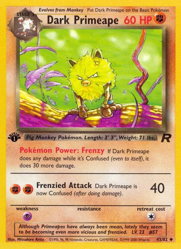Dark Primeape Stage 1