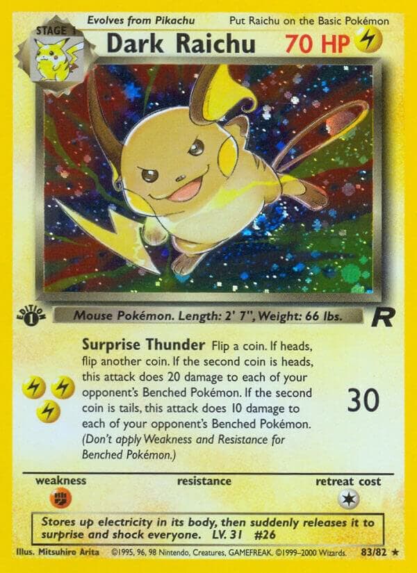 Dark Raichu Stage 1