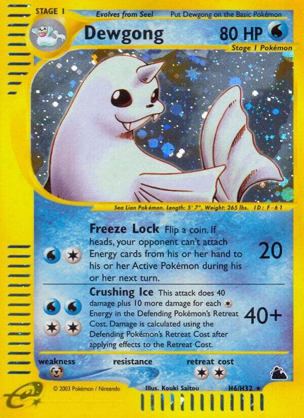 Dewgong H6 Stage 1