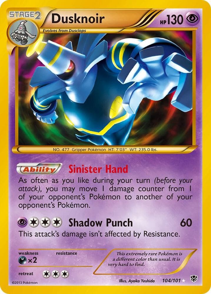 Dusknoir 104 Secret Rare Stage 2