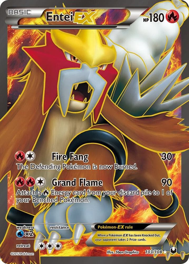 Entei EX 103 Full Art Basic