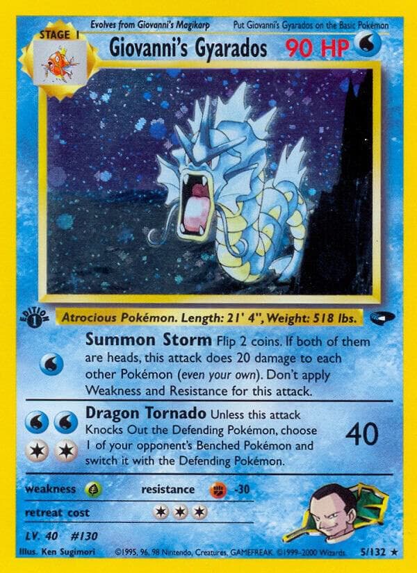 Giovanni's Gyarados Stage 1