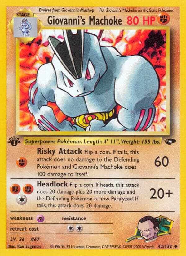 Giovanni's Machoke Stage 1