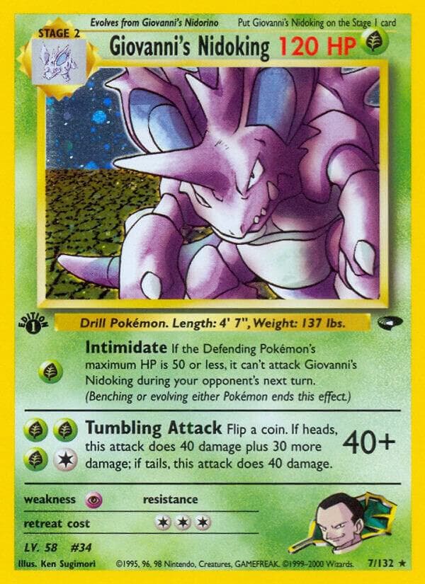 Giovanni's Nidoking Stage 2