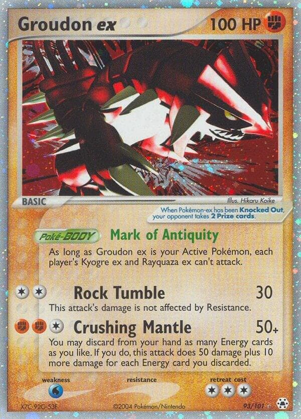 Groudon ex Basic