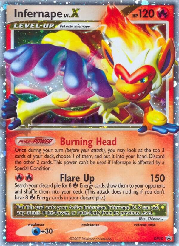 Infernape LVX DP10 Level-Up