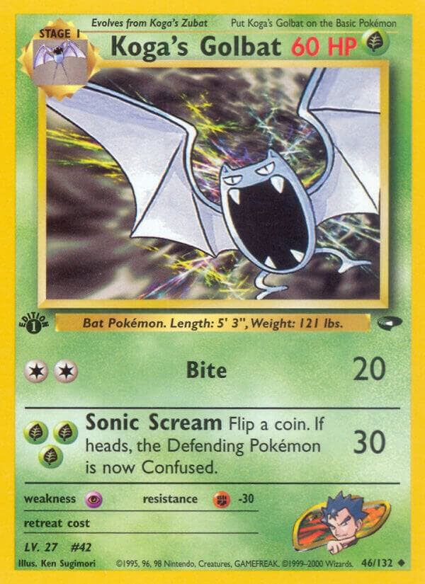 Koga's Golbat Stage 1
