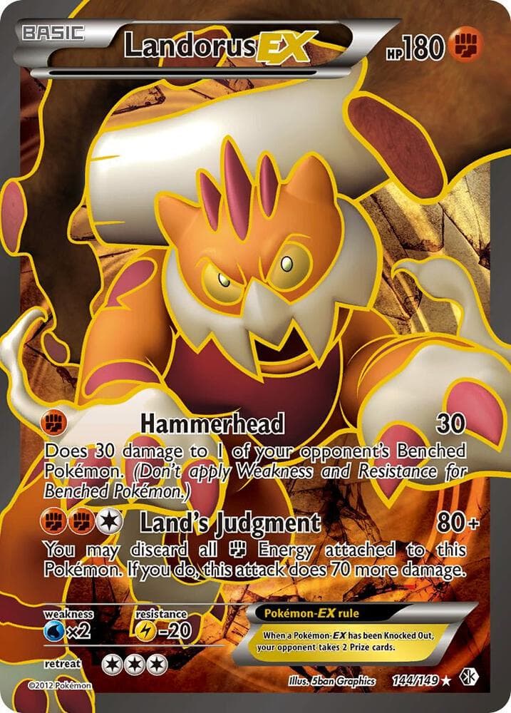 Landorus EX 144 Full Art Basic