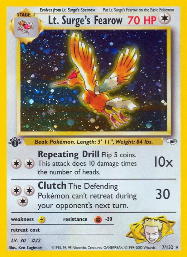 Lt. Surge's Fearow Stage 1