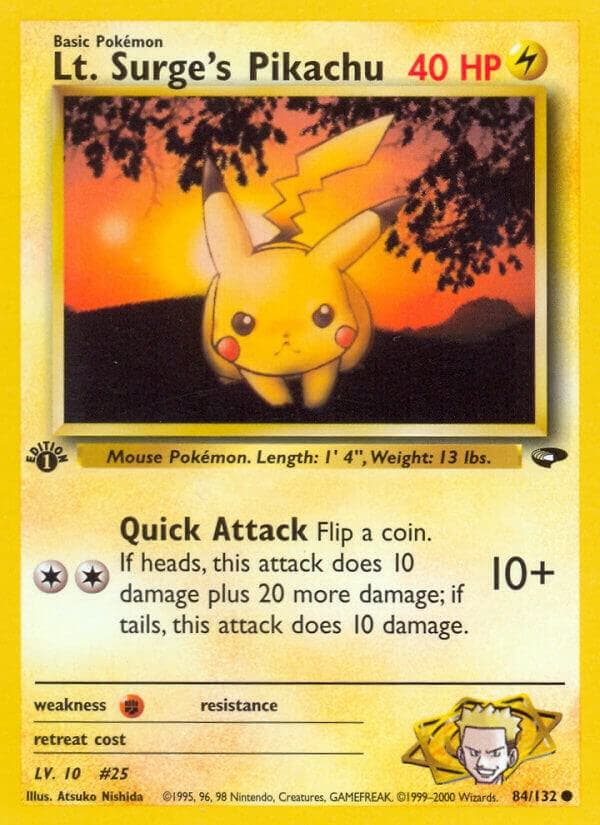 Lt. Surge's Pikachu Basic