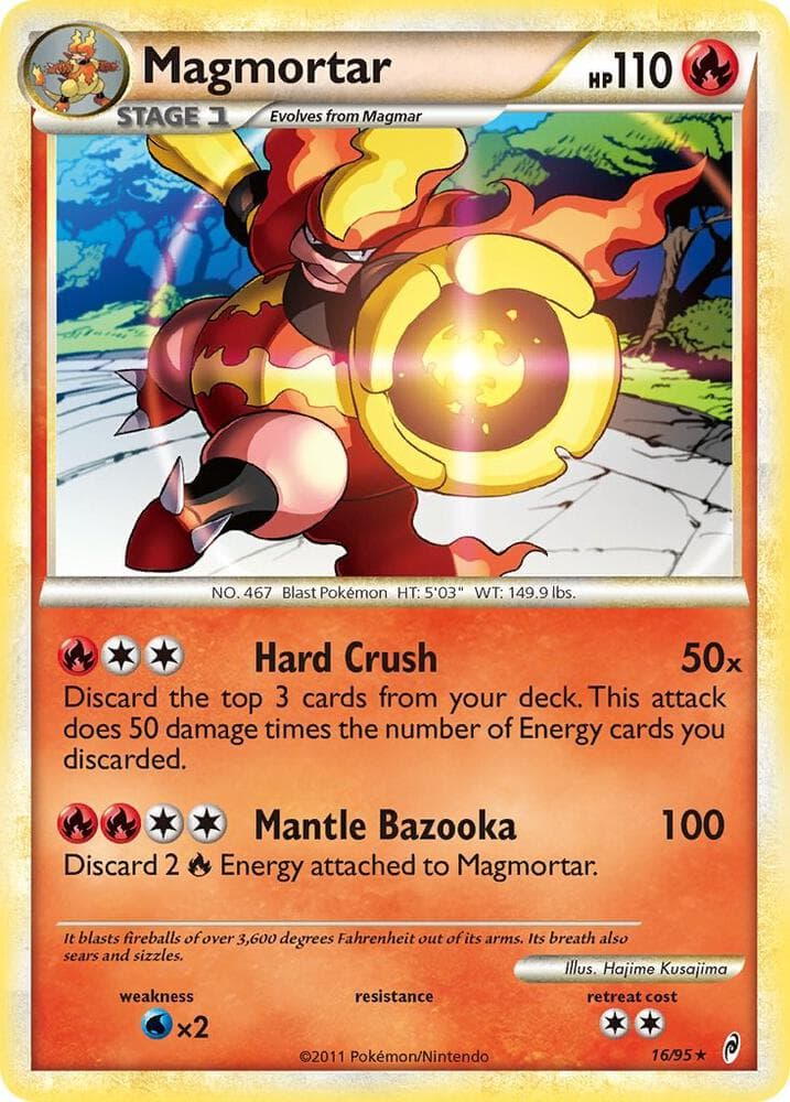 Magmortar Stage 1
