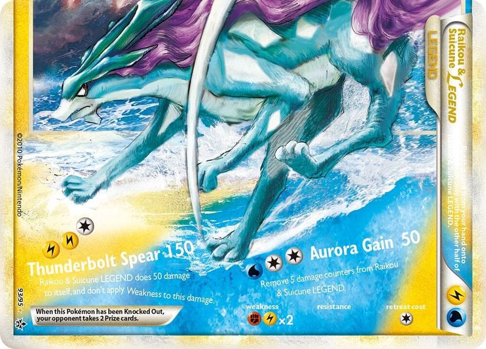 Raikou and Suicune Legend Bottom LEGEND