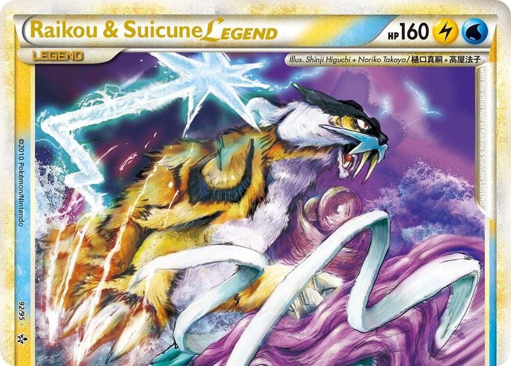 Raikou and Suicune Legend Top LEGEND