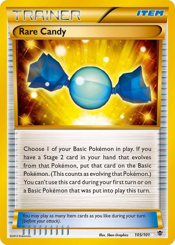 Rare Candy 105 Secret Rare Item