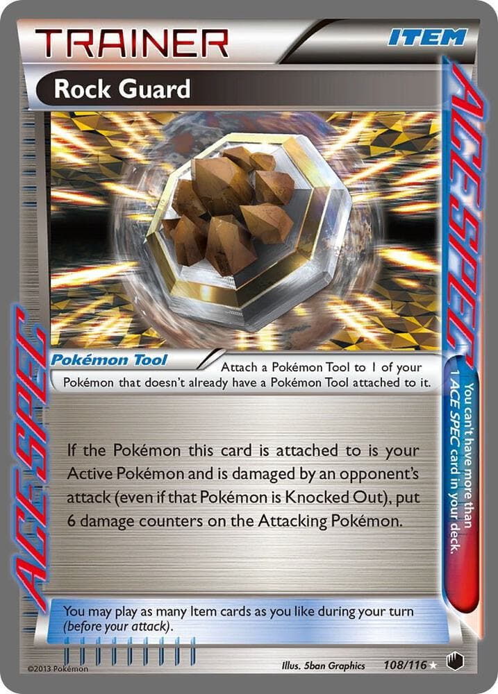 Rock Guard Pokémon Tool · ACE SPEC