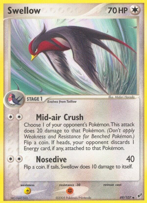 Swellow Stage 1