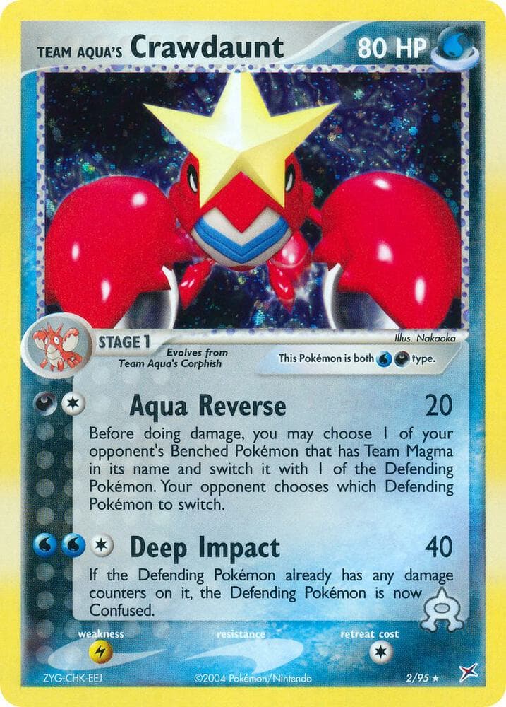 Team Aquas Crawdaunt Stage 1
