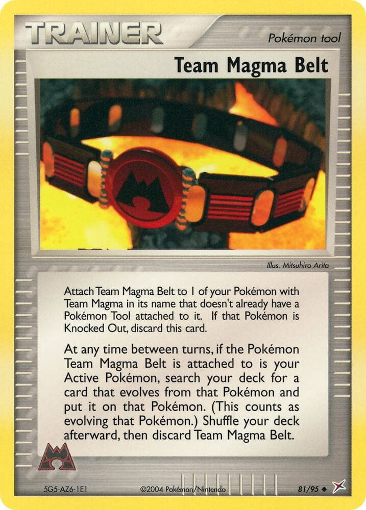 Team Magma Belt Pokémon Tool