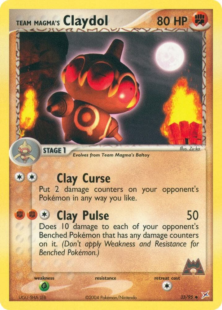 Team Magmas Claydol Stage 1
