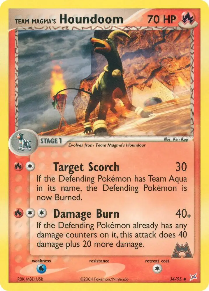Team Magmas Houndoom Stage 1