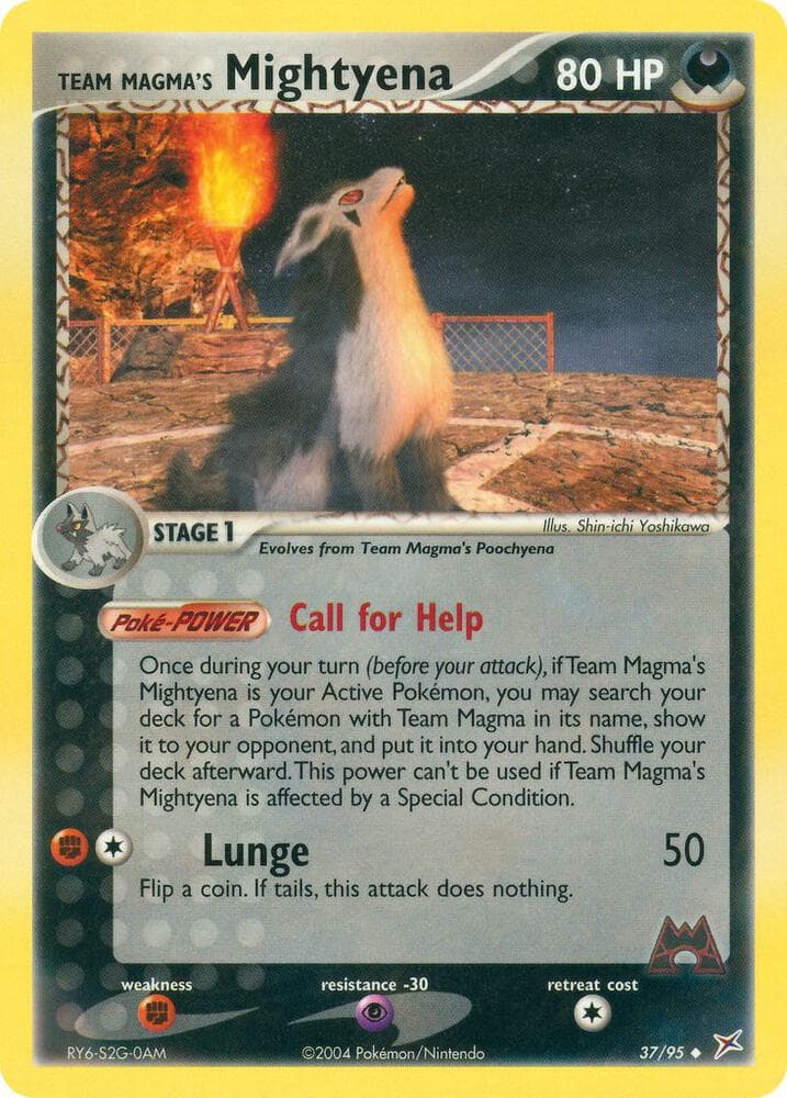Team Magmas Mightyena Stage 1