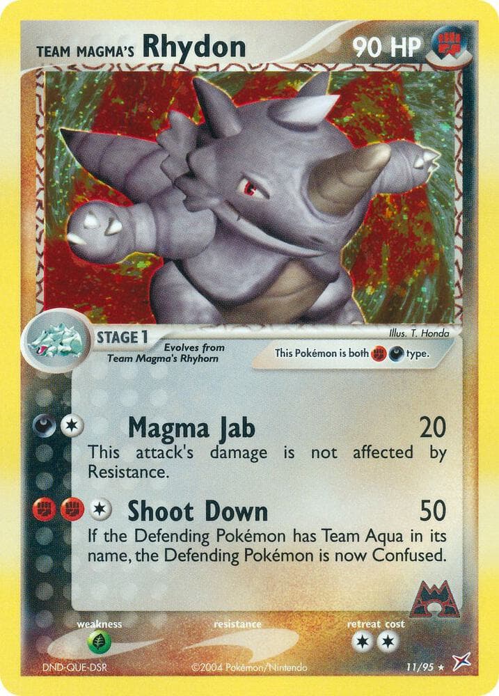 Team Magmas Rhydon Stage 1