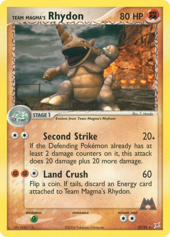 Team Magmas Rhydon Stage 1
