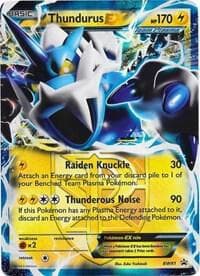 Thundurus EX Team Plasma BW81 Basic
