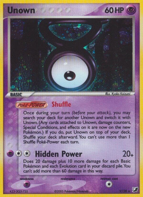 Unown V Basic