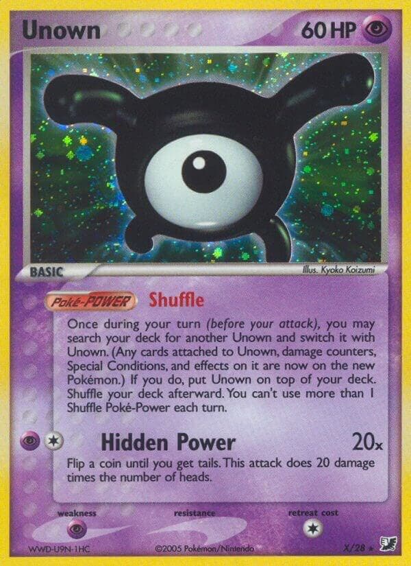 Unown X Basic