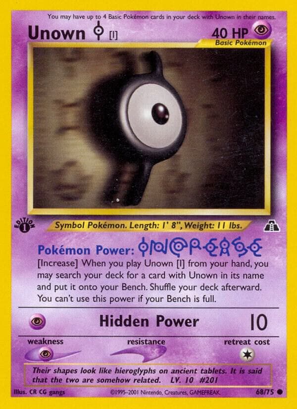 Unown I Basic