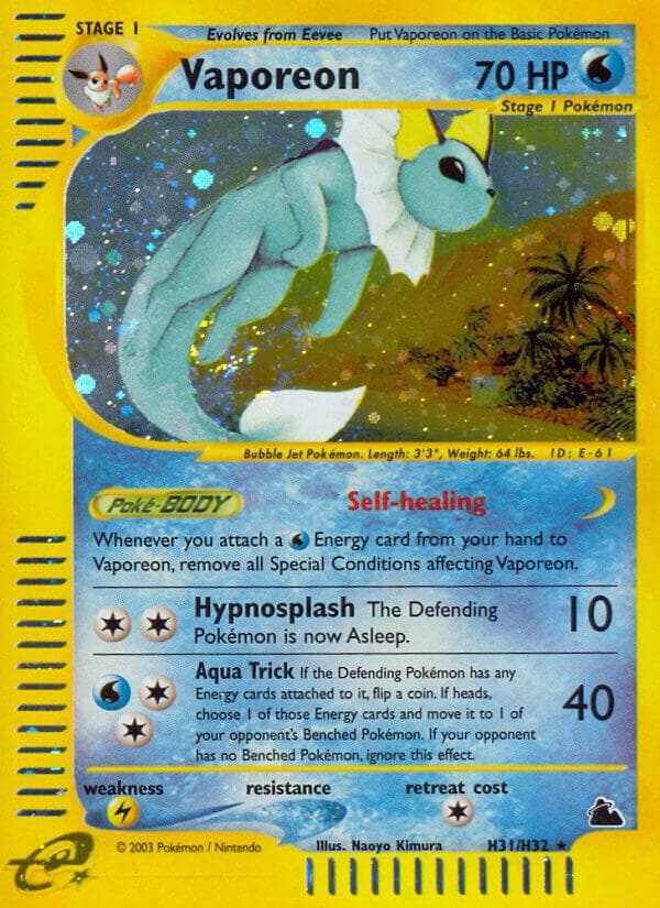 Vaporeon H31 Stage 1