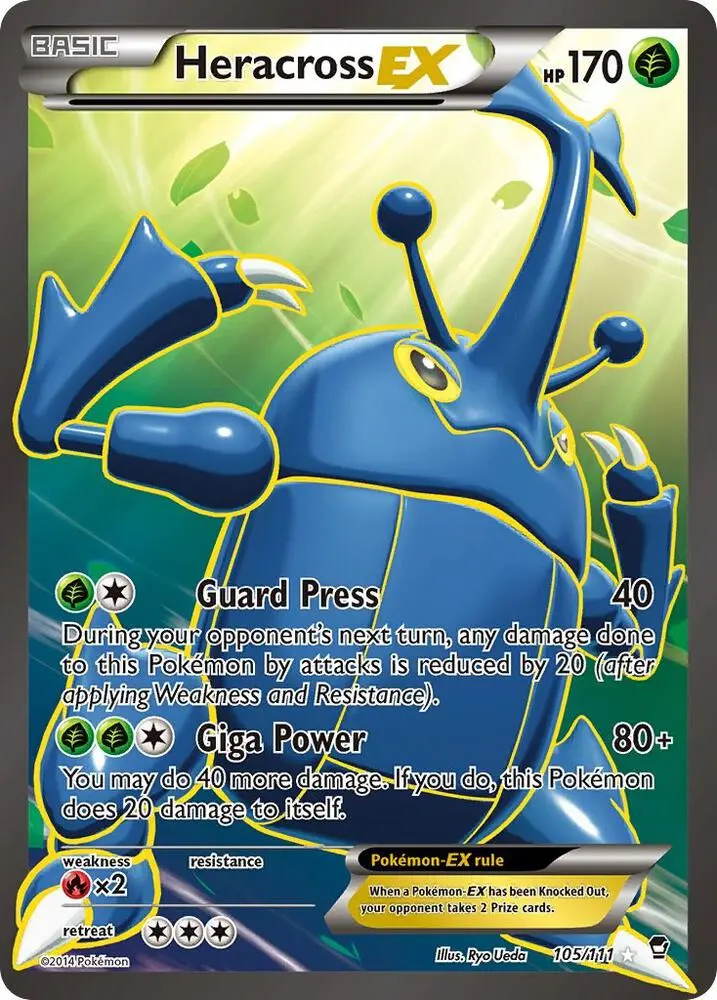 Heracross EX 105 Full Art Basic