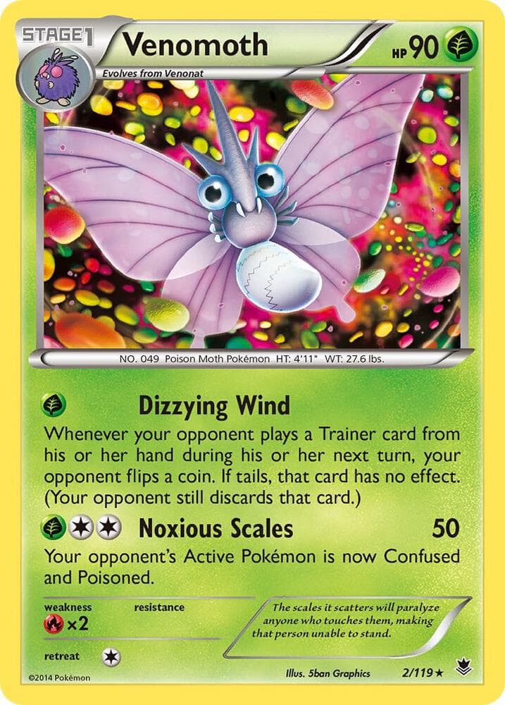 Venomoth Stage 1