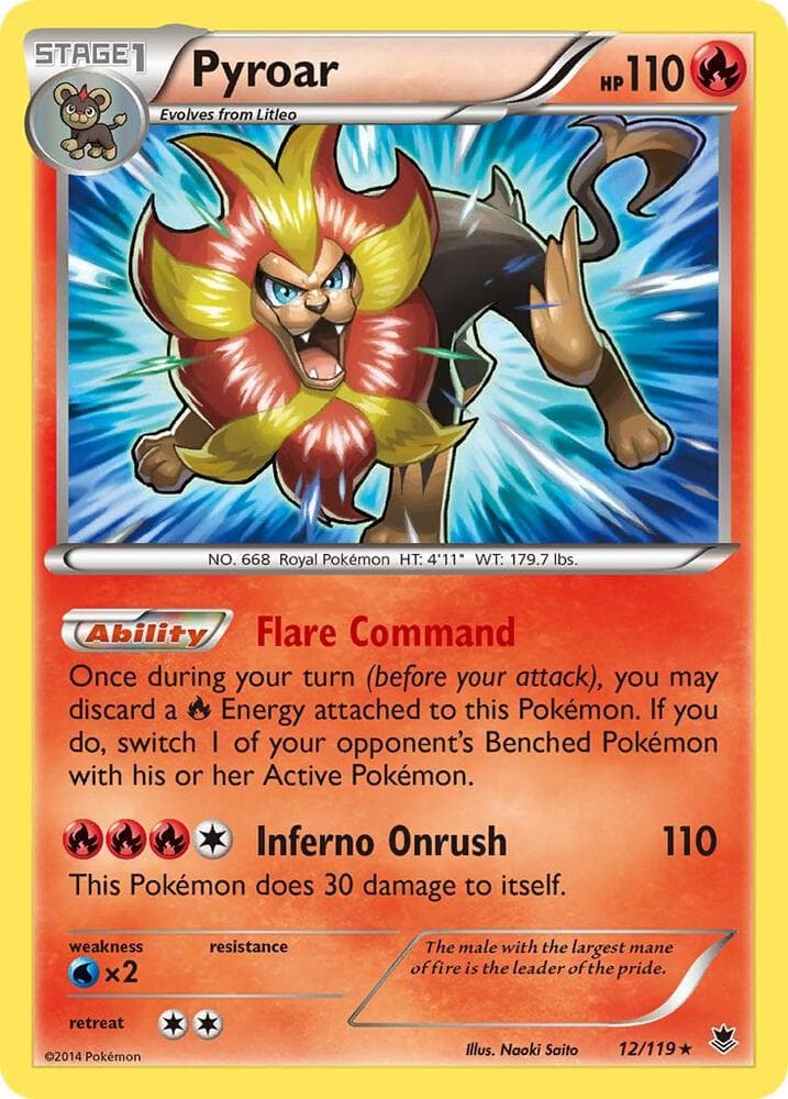 Pyroar Stage 1