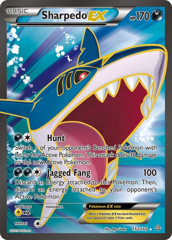 Sharpedo EX 152 Full Art Basic