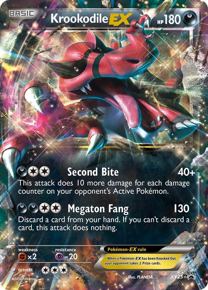Krookodile EX XY25 Basic